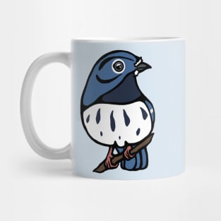 Black Throated Blue Warbler Graphic Mug